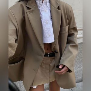 Frankie Oversized Boyfriend Blazer, XS, new with tag